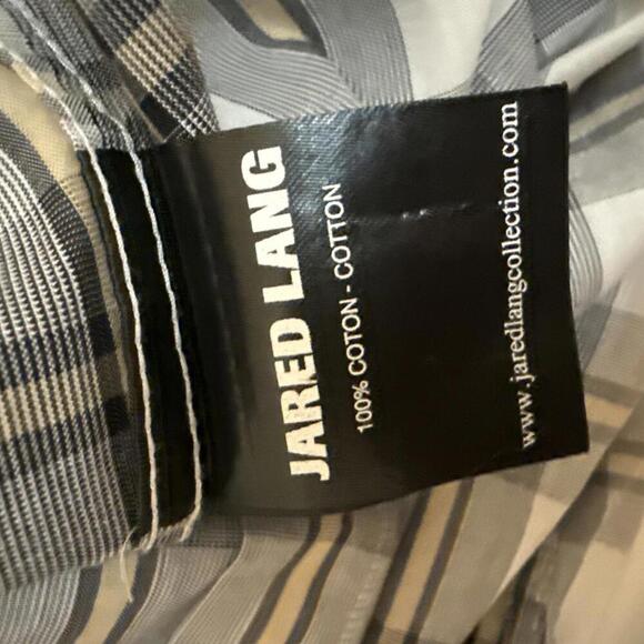 Men’s Jared Lang Button Down Plaid Shirt Size Medium - Picture 6 of 6